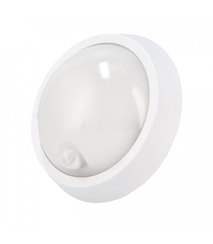 Aplique Redondo Led SPHERE 12W 960LM IP54 Con Detector De Presencia