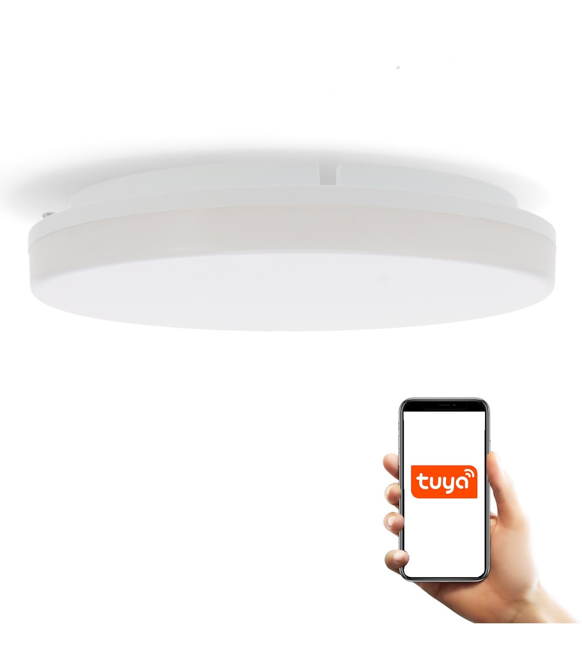 Plafón Led Rainbow SmartHome Wifi 24W 2400Lm IP54 CCT