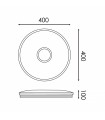 Plafón Led Bari 40W 3600Lm CCT