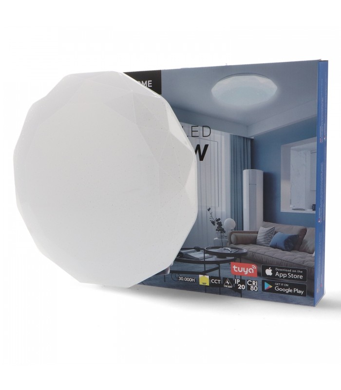 Plafón Led DIAL SmartHome Bluetooth 24W 3000Lm CCT