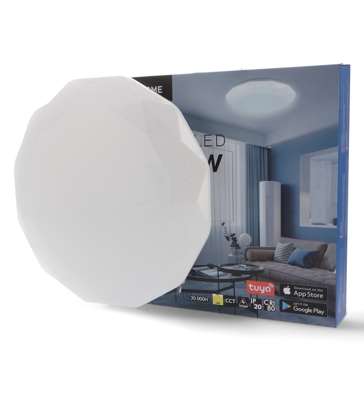Plafón Led DIAL SmartHome Bluetooth 24W 3000Lm CCT
