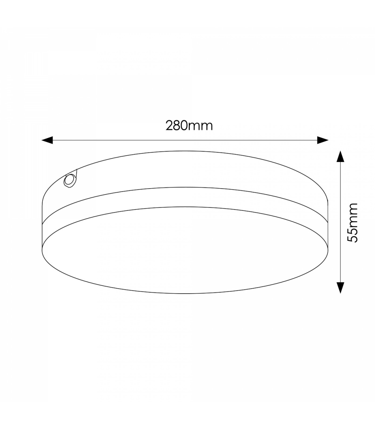 Plafón LED Round Nature 24-18-15-12W 2400-1800-1500-1200Lm IP65 CCT