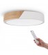 Plafón Wood Round Blanco/Madera 24W 2400Lm CCT