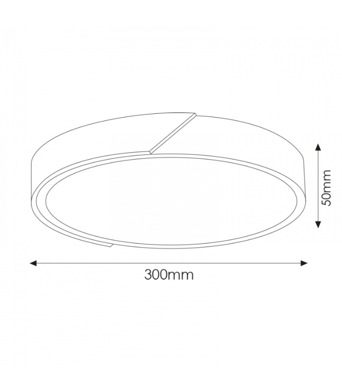 Plafón Wood Round Blanco/Madera 24W 2400Lm CCT