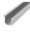 Perfil de Aluminio Con Alas Para Neón Led 24V/220V -2 Metros-
