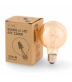 Bombilla LED filamento 6W 500Lm 360º  E27 G95 2500K Ambar Serie VINTAGE