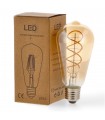 Bombilla Filamento Espiral ST64 4W 350Lm 330º E27 Serie Vintage