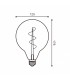 Bombilla Filamento Espiral G125 4W 350Lm 330º E27 Serie Vintage