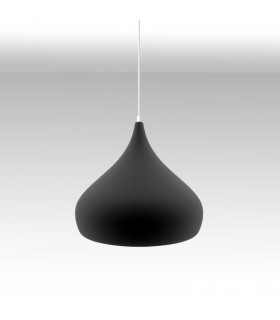 Lámpara Colgante Coppen Black 1xE27 IP20