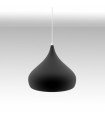 Lámpara Colgante Coppen Black 1xE27 IP20