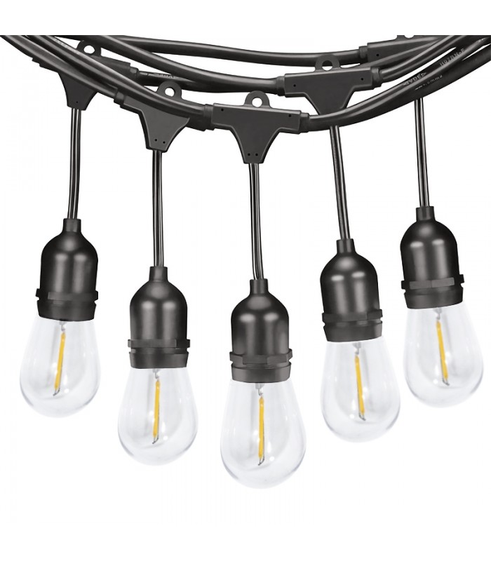 Guirnalda Led Solar 3W 100Lm 10 Bombillas E27 IP65