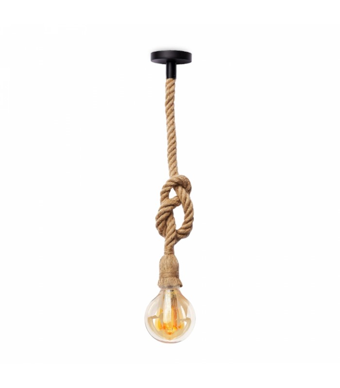 Portalámparas Colgante Rope Vintage E27