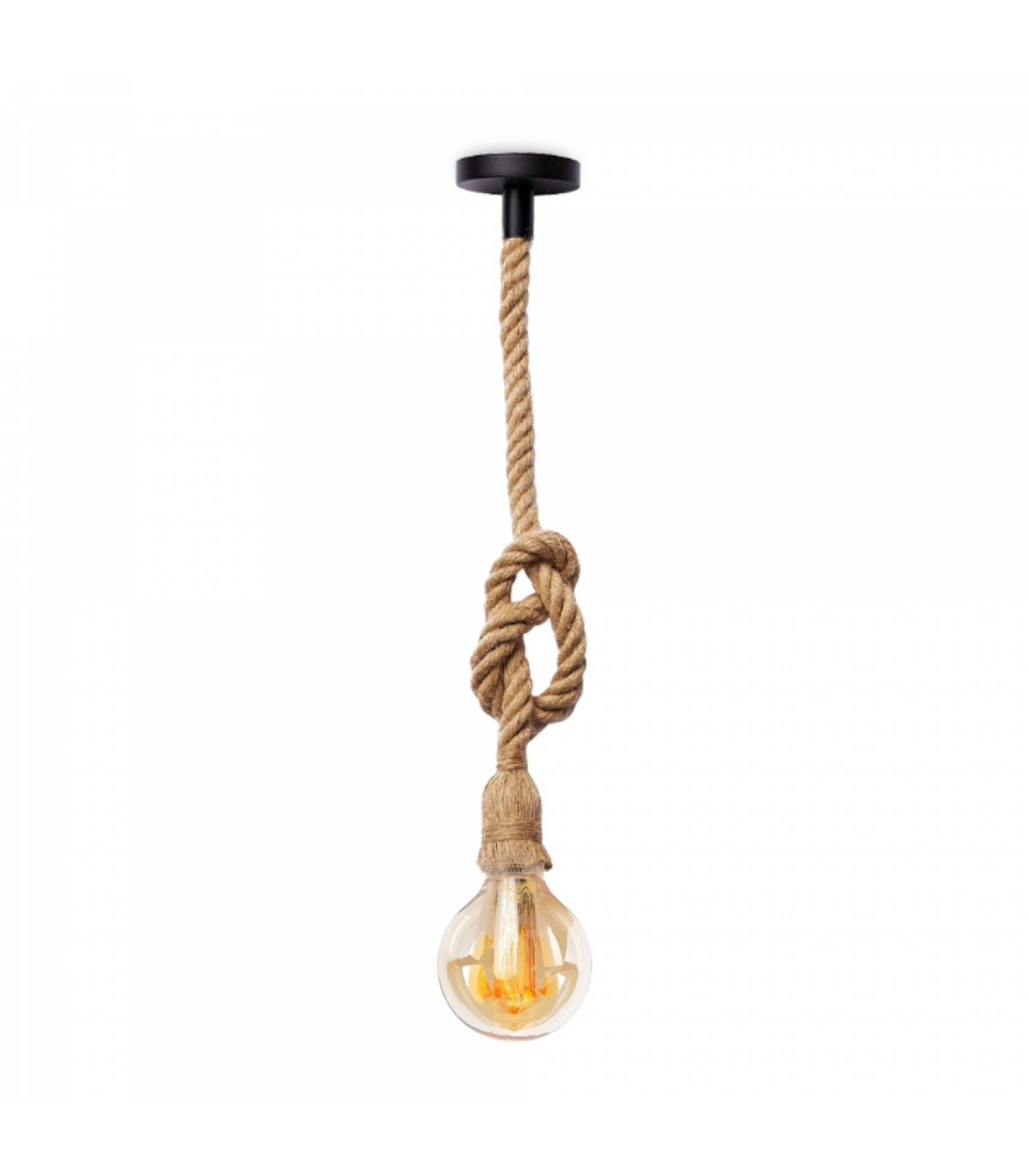 Portalámparas Colgante Rope Vintage E27