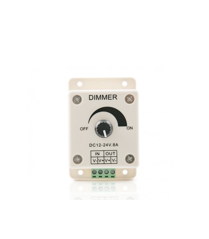 Regulador intensidad Tiras LED 96/192W 12V-24V 8A