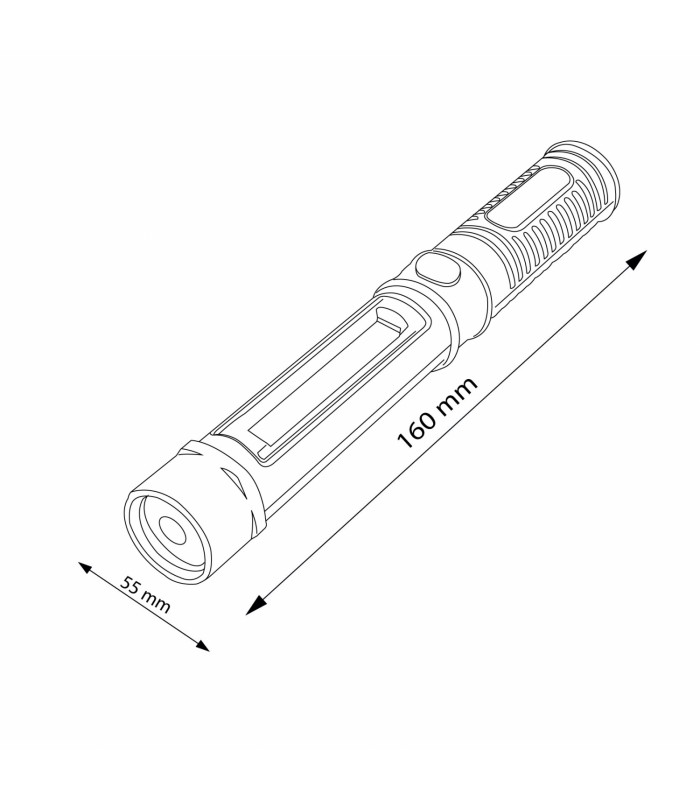 Linterna Led Feather Imán 4W 160Lm IP65