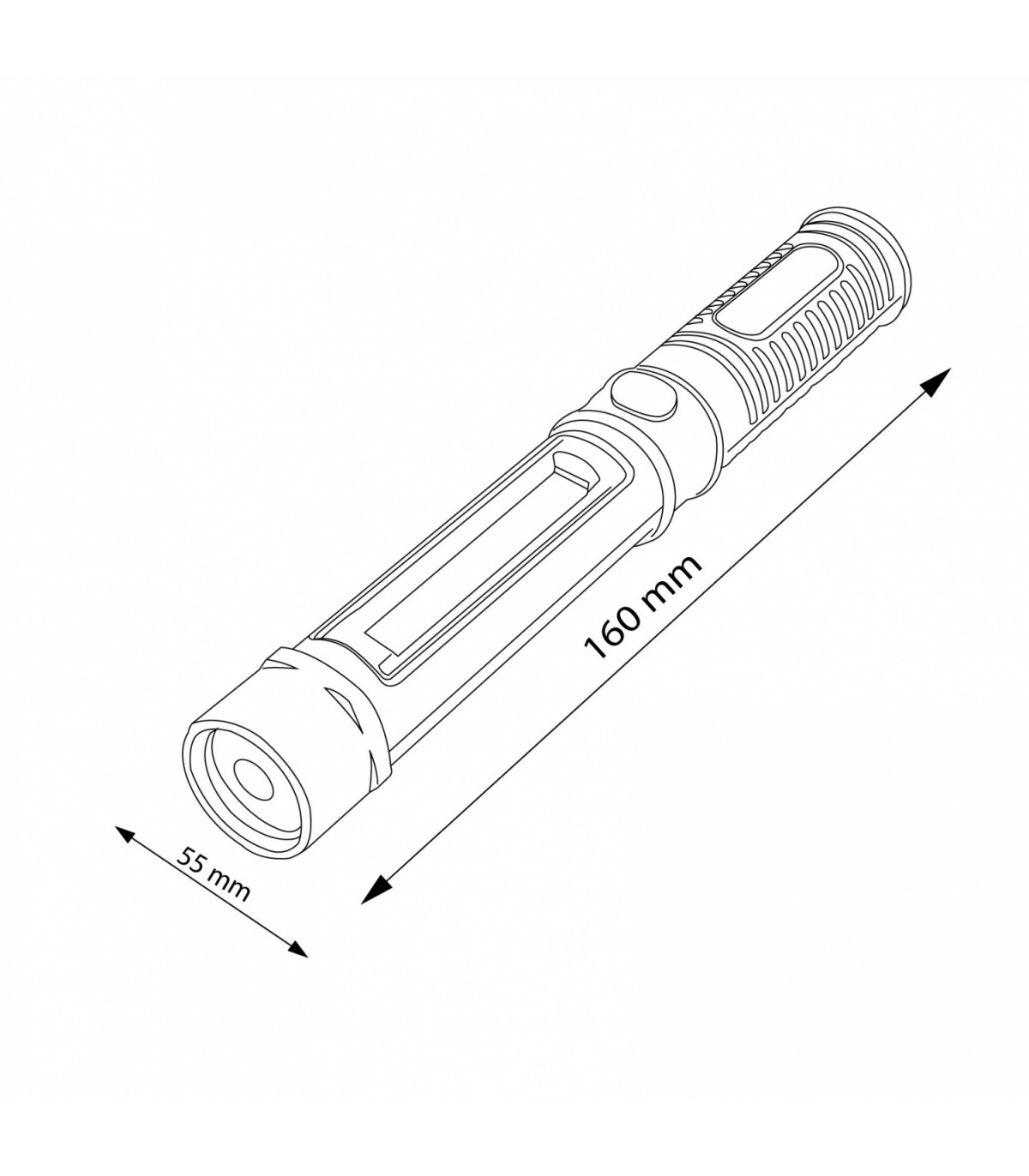 Linterna Led Feather Imán 4W 160Lm IP65