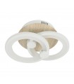Plafón Led SYDNEY 32W 4160Lm Blanco/Madera Clara CCT