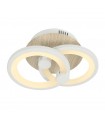 Plafón Led SYDNEY 32W 4160Lm Blanco/Madera Clara CCT