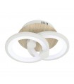 Plafón Led SYDNEY 32W 4160Lm Blanco/Madera Clara CCT