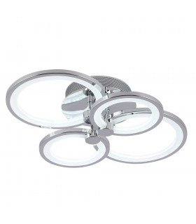 Plafón Led SYDNEY 76W 10260Lm Cromo CCT