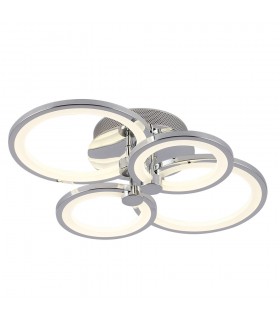 Plafón Led SYDNEY 76W 10260Lm Cromo CCT