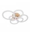 Plafón Led SYDNEY 134W 18090Lm Blanco/Madera Clara CCT