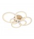 Plafón Led SYDNEY 134W 18090Lm Blanco/Madera Clara CCT