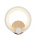 Aplique Pared Led SYDNEY 10W 1300Lm Blanco/Madera Clara