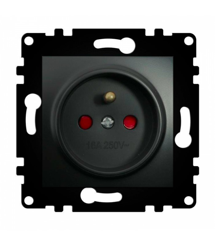 Enchufe Schuko Francés Serie PJ 2P+TT 16A