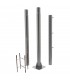 Columna Para Guirnalda LEDME Desmontable Gris 3 Metros