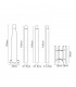 Columna Para Farola LEDME Desmontable Gris 3,7 Metros