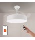 Ventilador de techo Messe APP DC 72W 3360Lm Blanco 4 Aspas CCT