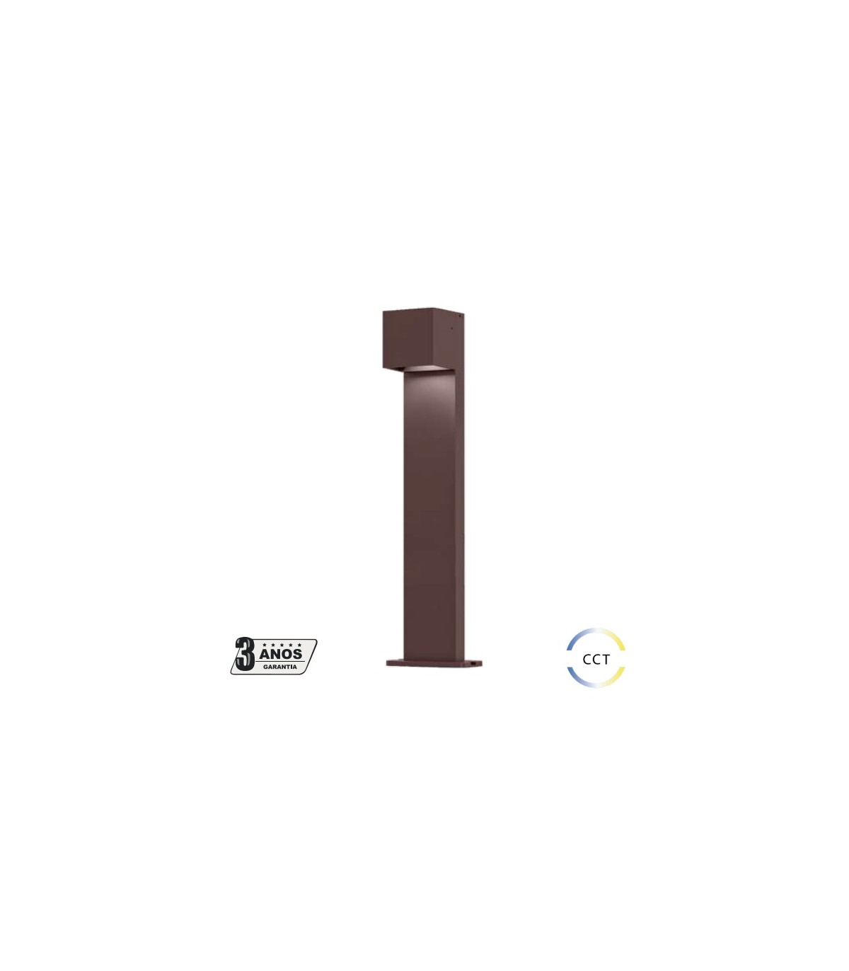 Baliza Grande VILA Corten 10W 1000LM IP54 CCT