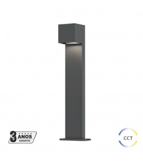Baliza Grande VILA Antracita 10W 1000LM IP54 CCT