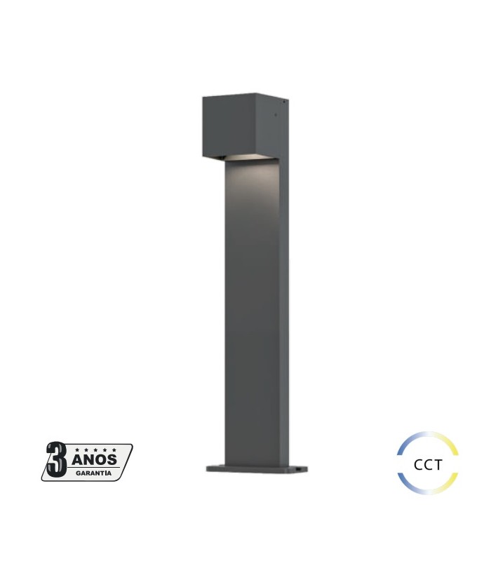 Baliza Grande VILA Antracita 10W 1000LM IP54 CCT