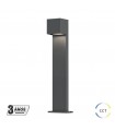 Baliza Grande VILA Antracita 10W 1000LM IP54 CCT