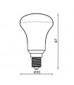 Reflectora Led LUXTAR R50 5W 480LM 160º E14