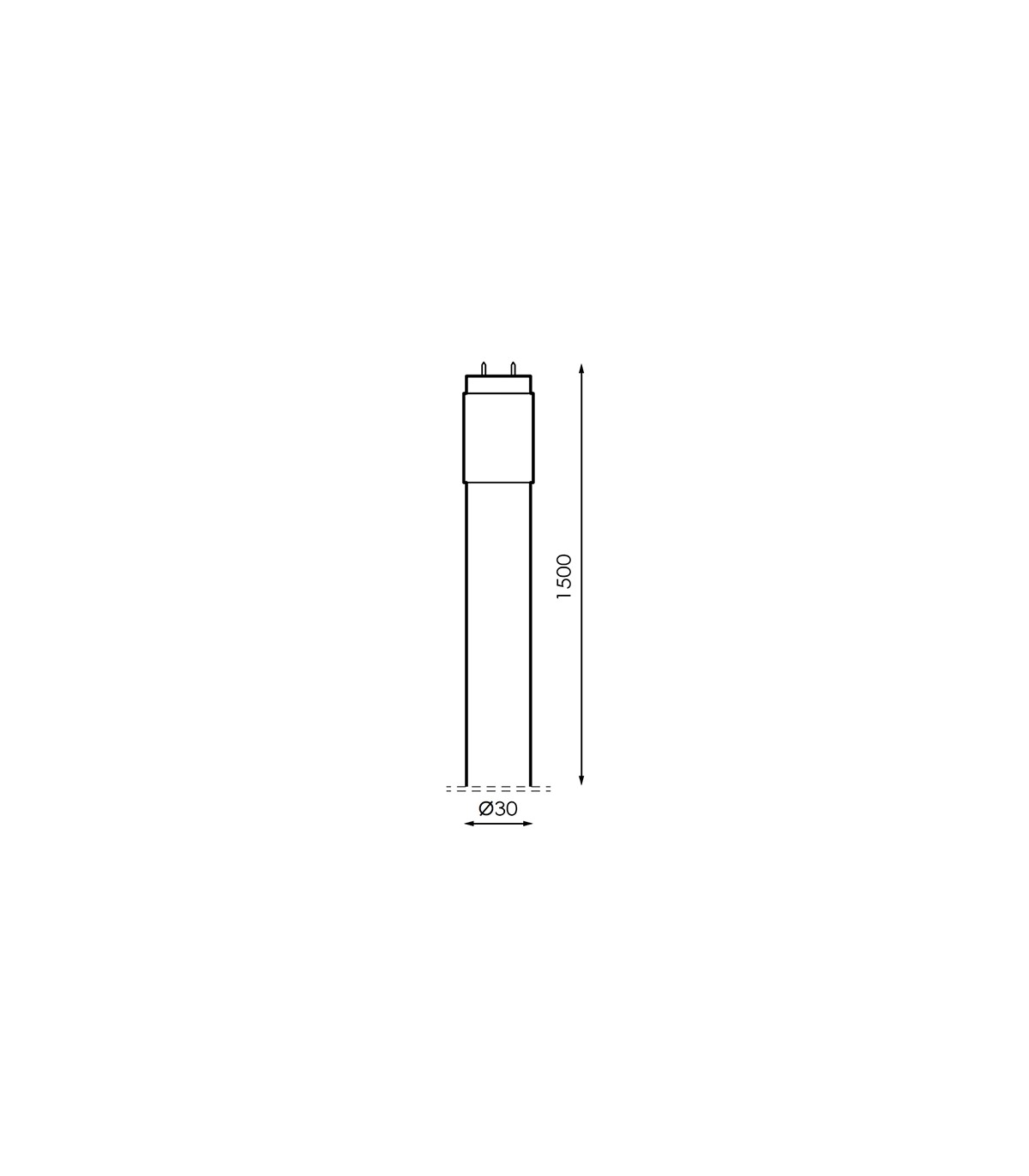 Tubo LED LUXTAR PRO T8 150cm 22W 2860Lm IP20 G13