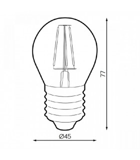 Bombilla Led Filamento LUXTAR 4W 430LM E27 Serie Vintage