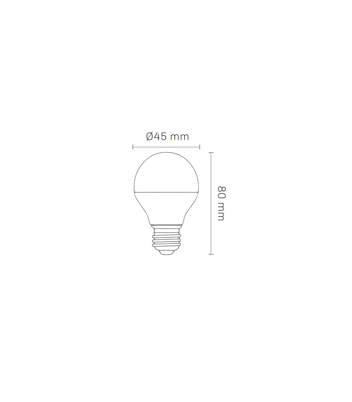 Bombilla Led 1W 50LM E27 Color Decorativa