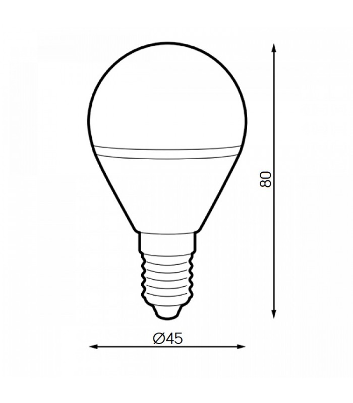 Bombilla Led LUXTAR 5W 470Lm 180º E14