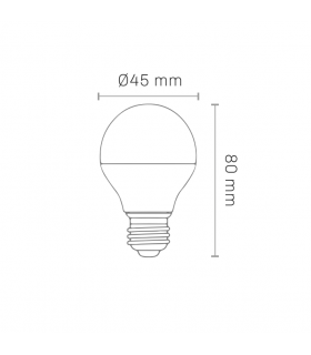 Bombilla Led LUXTAR 5W 470Lm 180º E27