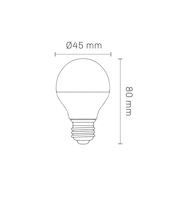 Bombilla Led LUXTAR 5W 470Lm 180º E27