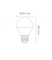Bombilla Led LUXTAR 5W 470Lm 180º E27