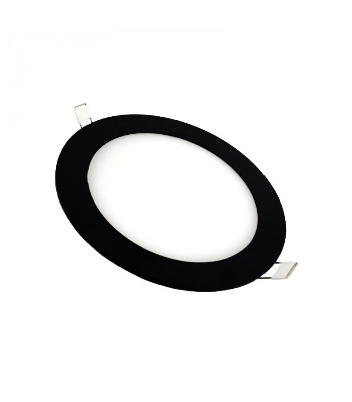 Downlight Led 18W 1540Lm IP22 Redondo Negro CCT