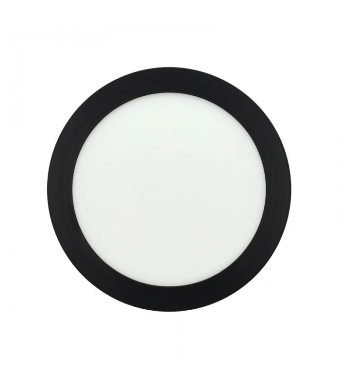 Downlight Led 18W 1540Lm IP22 Redondo Negro CCT