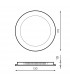 Downlight Led 13W 1020Lm IP22 Redondo Negro CCT