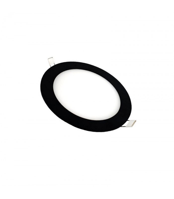 Downlight Led 13W 1020Lm IP22 Redondo Negro CCT