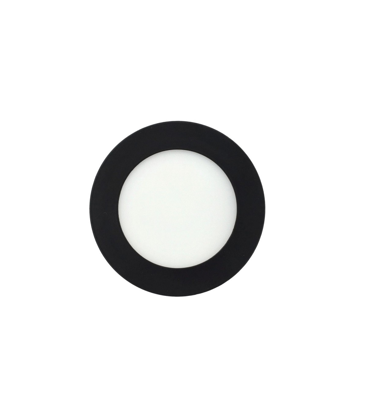 Downlight Led 7W 510Lm IP22 Redondo Negro CCT