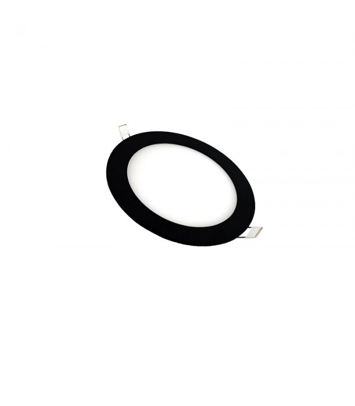 Downlight Led 7W 510Lm IP22 Redondo Negro CCT